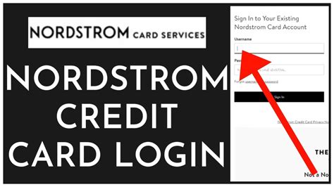 nordstrom visa card login|nordstrom your account login.